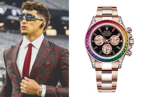 patrick mahomes watch|patrick mahomes rolex watch.